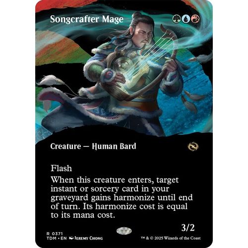 Songcrafter Mage (Borderless) (371) (Tarkir: Dragonstorm)