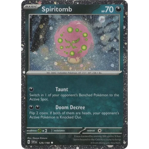 Spiritomb - 129/198 (Cosmos Holo) (129/198) (Miscellaneous Cards & Products)