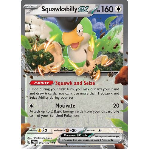 Squawkabilly ex (169/193) [SV02: Paldea Evolved]