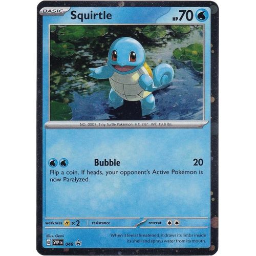 Squirtle - 048 (Cosmos Holo) (048) (SV: Scarlet & Violet Promo Cards)