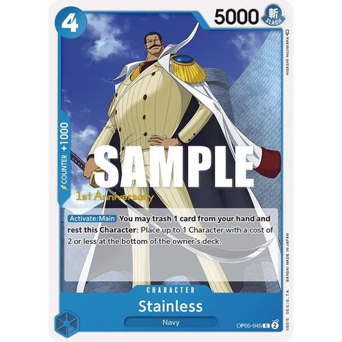 Stainless (OP05-045) [Awakening of the New Era: 1st Anniversary Tournament Cards]