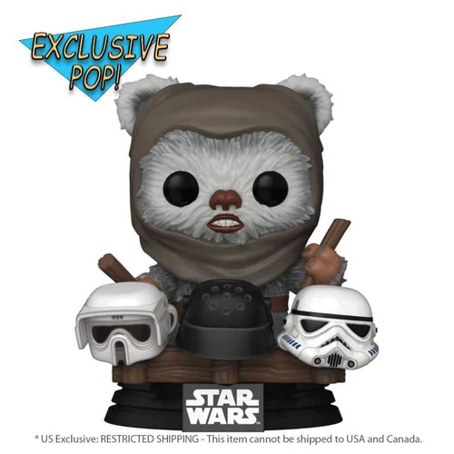 Star Wars: Return of the Jedi 40th Anniversary - Ewok with Helmets US Exclusive Pop! Vinyl