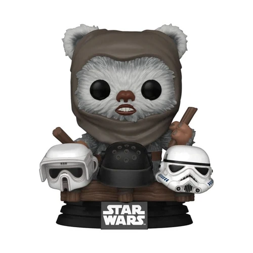 Star Wars: Return of the Jedi 40th Anniversary - Ewok with Helmets US Exclusive Pop! Vinyl - Image 2