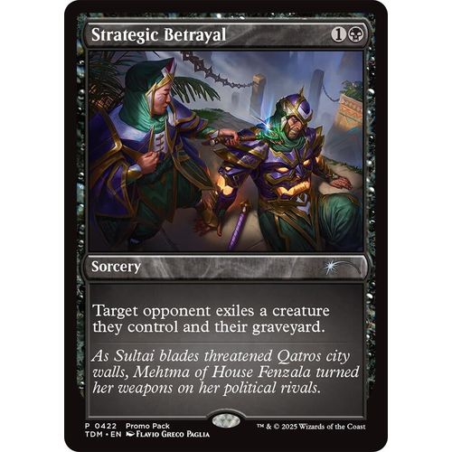 Strategic Betrayal (422) (Promo Pack: Tarkir: Dragonstorm)