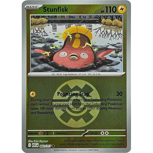 Stunfisk (Quick Ball) (062/217) (ME: Ascended Heroes)