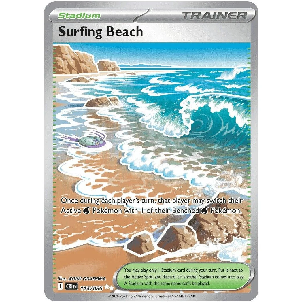 Surfing Beach (114/086) (ME04: Chaos Rising)