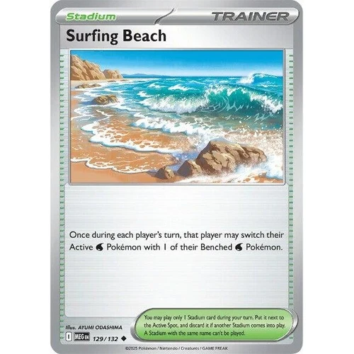 Surfing Beach (129/132) (ME01: Mega Evolution)