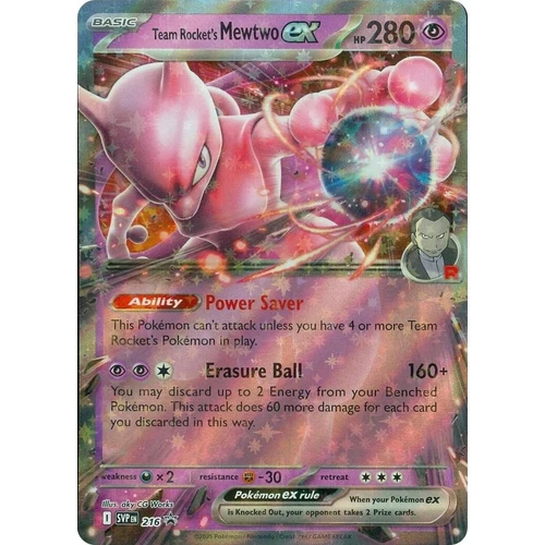 Team Rocket's Mewtwo ex - 216 (216) (SV: Scarlet & Violet Promo Cards)
