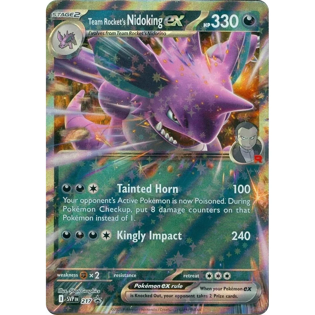 Team Rocket's Nidoking ex - 217 (217) (SV: Scarlet & Violet Promo Cards)
