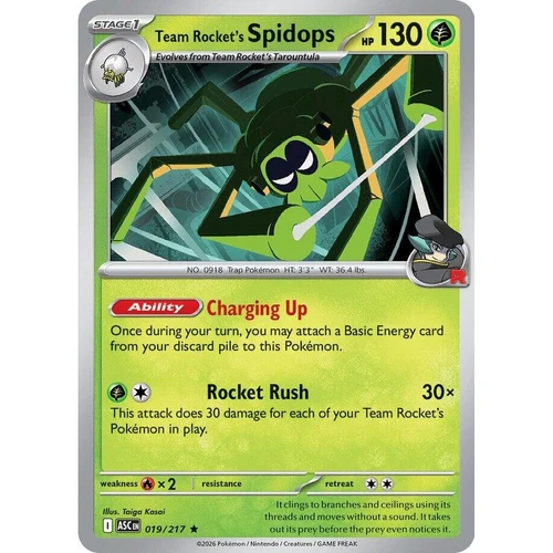 Team Rocket's Spidops (019/217) (ME: Ascended Heroes)