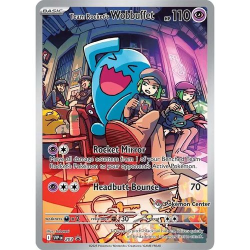 Team Rocket's Wobbuffet (Pokemon Center Exclusive) (203) (SV: Scarlet & Violet Promo Cards)