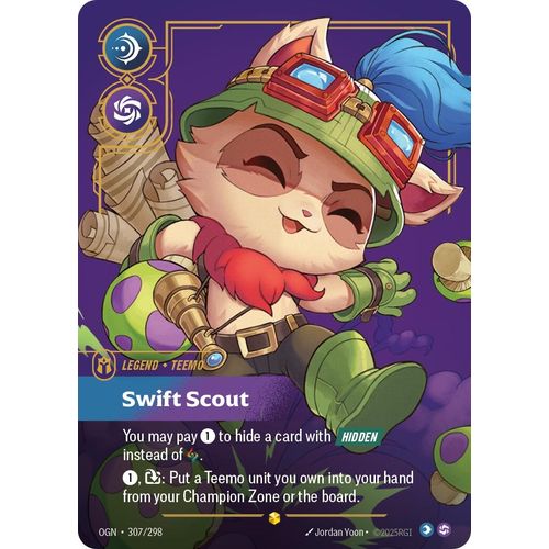 Teemo - Swift Scout (Overnumbered) (307/298) (Origins)