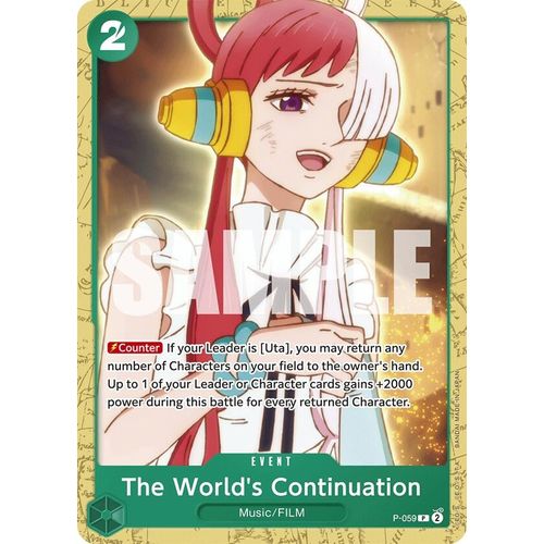 The World's Continuation (P-059) [Starter Deck 16: GREEN Uta]