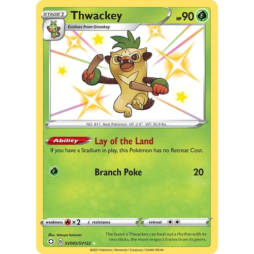 Thwackey (SV005/SV122) (Shining Fates: Shiny Vault)