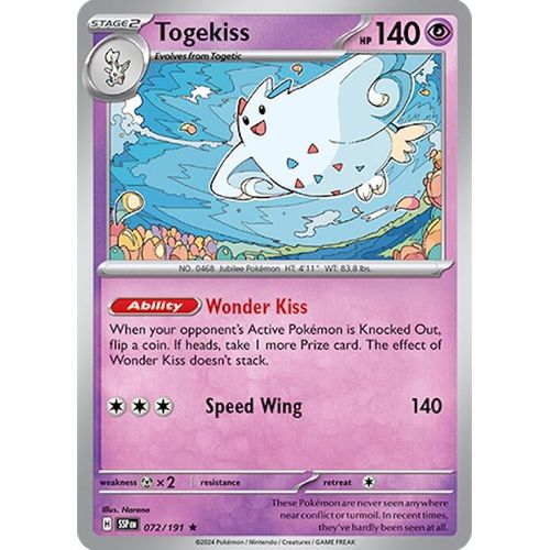 Togekiss (072/191) [SV08: Surging Sparks]