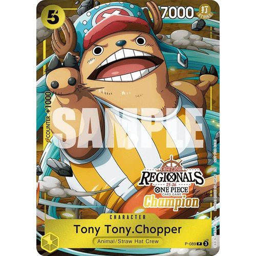 Tony Tony.Chopper (Offline Regional Champion Card Set 2025 Vol.2) (P-089) (One Piece Promotion Cards)
