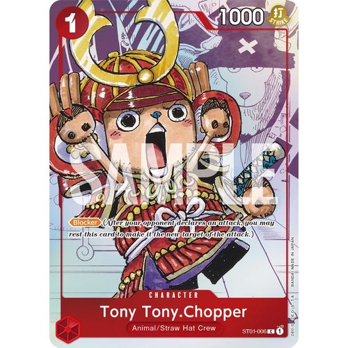Tony Tony.Chopper - ST01-006 (Alternate Art) (ST01-006) [One Piece Promotion Cards]