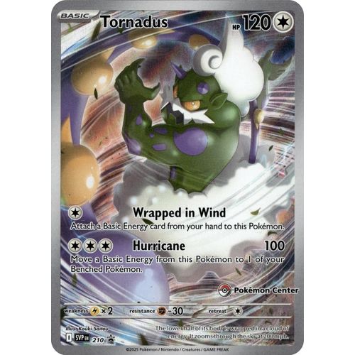 Tornadus - 210 (Pokemon Center Exclusive) (210) (SV: Scarlet & Violet Promo Cards)