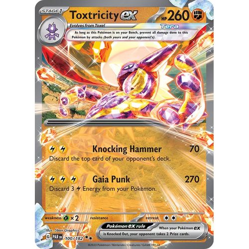 Toxtricity ex (100/182) [SV04: Paradox Rift]