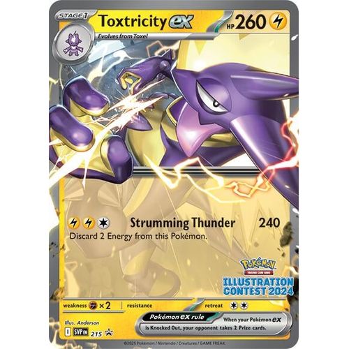 Toxtricity ex - 215 (Illustration Contest 2024) (215) [SV: Scarlet & Violet Promo Cards]