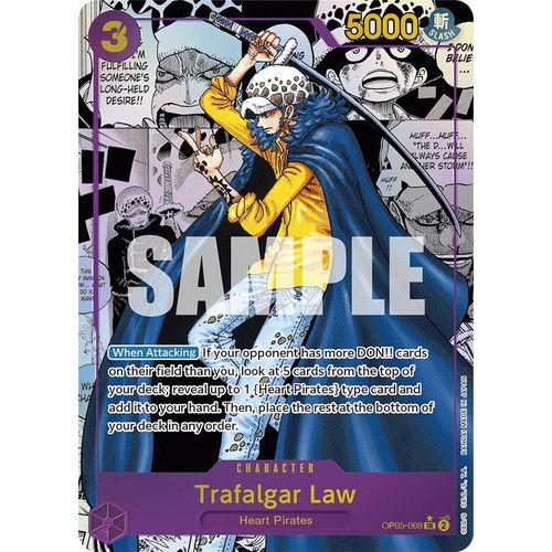 Trafalgar Law (069) (Alternate Art) (Manga) (OP05-069) [Awakening of the New Era]