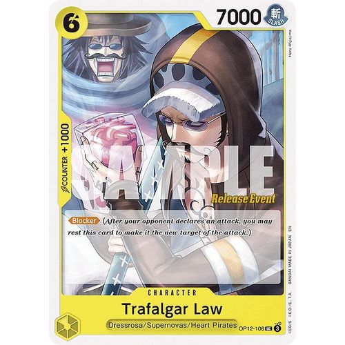 Trafalgar Law (106) (OP12-106) (Legacy of the Master Release Event Cards)