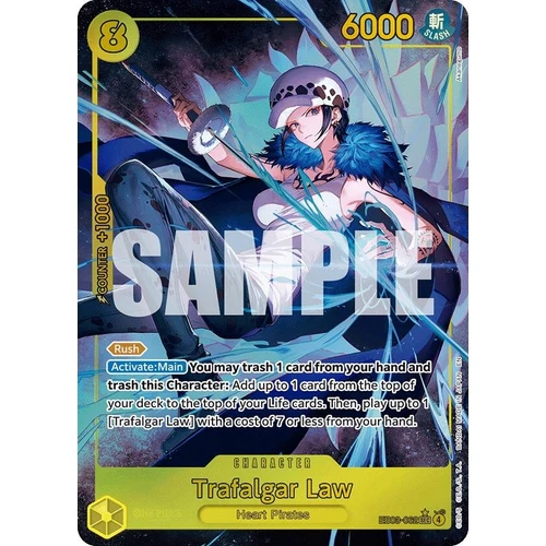 Trafalgar Law (Alternate Art) (EB03-062) (Extra Booster: One Piece Heroines Edition)