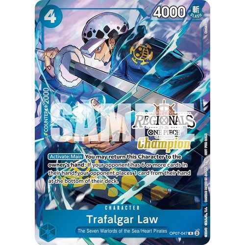 Trafalgar Law (Offline Regional Champion Card Set 2025 Vol.2) (OP07-047) (One Piece Promotion Cards)