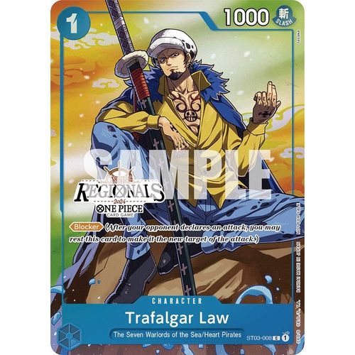 Trafalgar Law (Online Regional 2024 Vol. 2) [Participant] (ST03-008) [One Piece Promotion Cards]