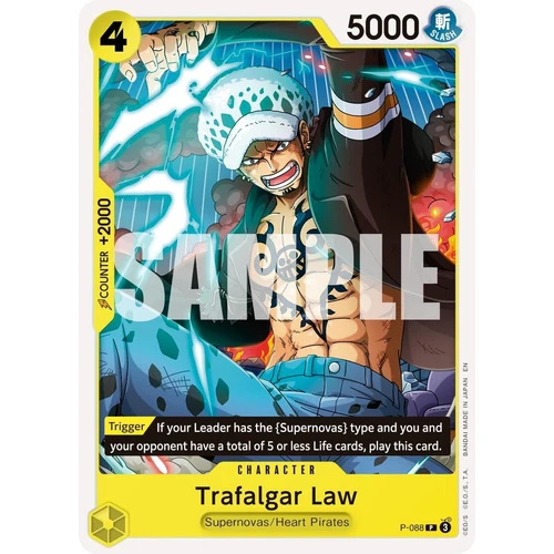 Trafalgar Law -  P-088 (Reprint) (P-088) (Premium Booster -The Best- Vol. 2)