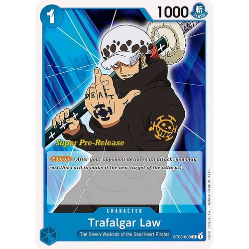 Trafalgar Law (ST03-008) [Super Pre-Release Starter Deck 3: The Seven Warlords of the Sea]