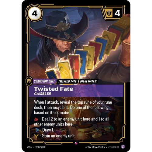 Twisted Fate - Gambler (200/298) (Origins)