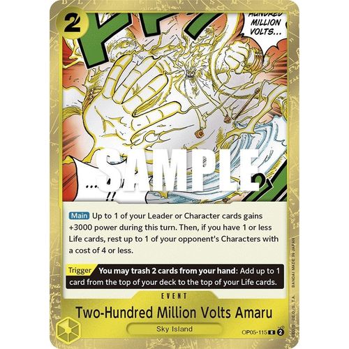Two-Hundred Million Volts Amaru (OP05-115) [Awakening of the New Era]