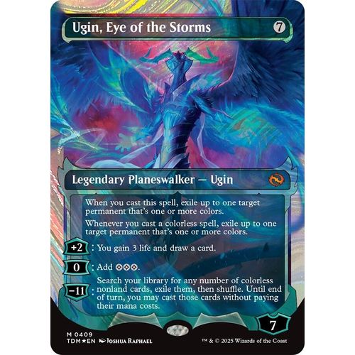 Ugin, Eye of the Storms (Showcase) (Halo Foil) (409) (Tarkir: Dragonstorm)