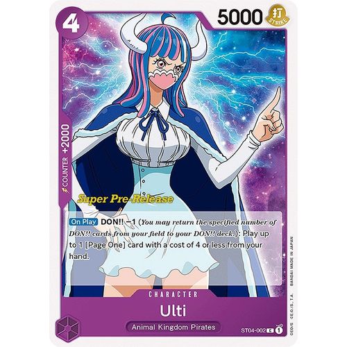 Ulti (ST04-002) [Super Pre-Release Starter Deck 4: Animal Kingdom Pirates]