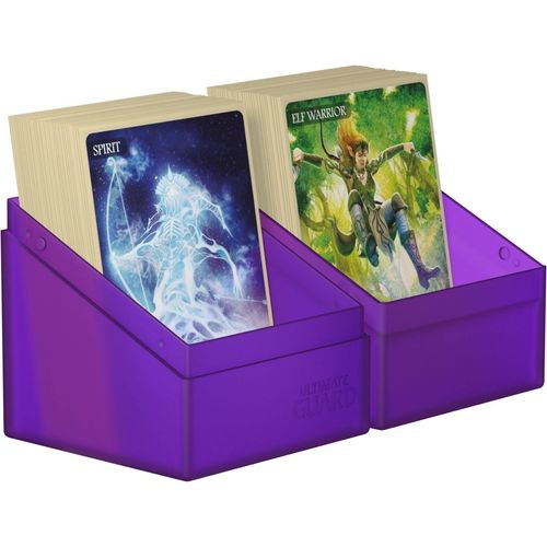 Ultimate Guard Boulder Deck Case 100+ Standard Size Amethyst Deck Box - Image 3