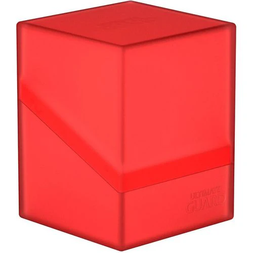 Ultimate Guard Boulder Deck Case 100+ Standard Size Ruby Deck Box - Image 2