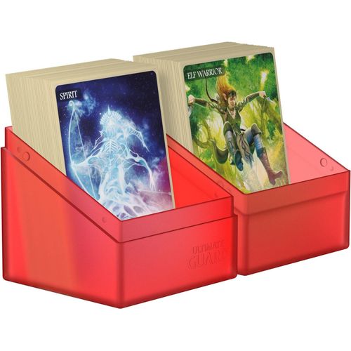 Ultimate Guard Boulder Deck Case 100+ Standard Size Ruby Deck Box - Image 3