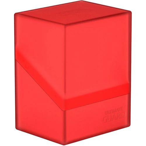 Ultimate Guard Boulder Deck Case 80+ Standard Size Ruby Deck Box