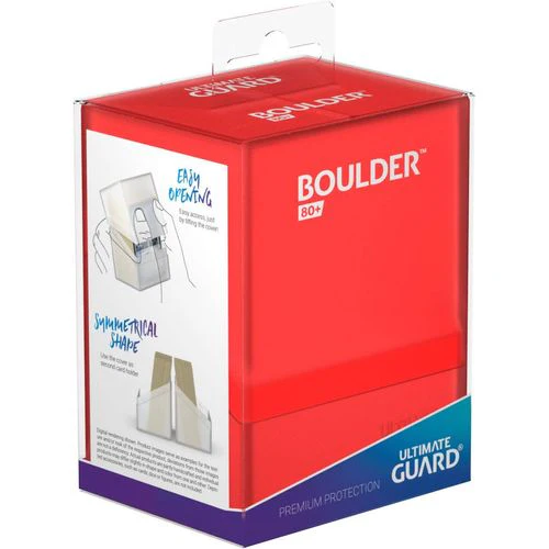 Ultimate Guard Boulder Deck Case 80+ Standard Size Ruby Deck Box - Image 4