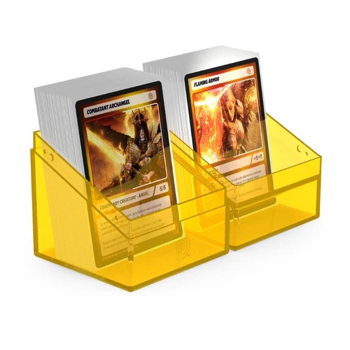 Ultimate Guard: Deck Box – Boulder 100+ – Clear: Amber - Image 3