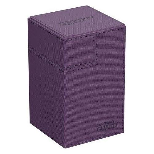 Ultimate Guard Flip n Tray 100+ XenoSkin Monocolor Purple Deck Box - Image 3