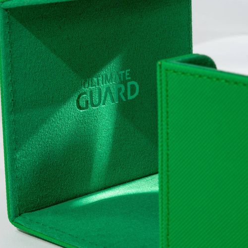 Ultimate Guard Sidewinder 80+ Xenoskin Monocolor Green Deck Box - Image 3