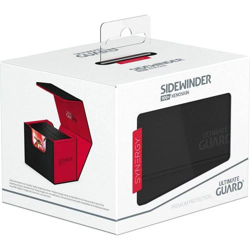 Ultimate Guard Synergy Sidewinder 100+ Black/Red Deck Box - Image 2