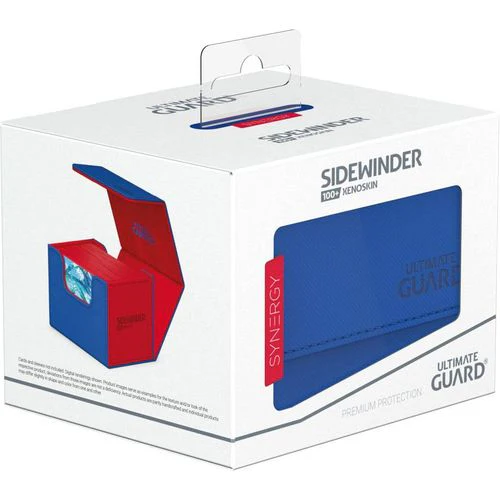Ultimate Guard Synergy Sidewinder 100+ Blue/Red Deck Box - Image 2