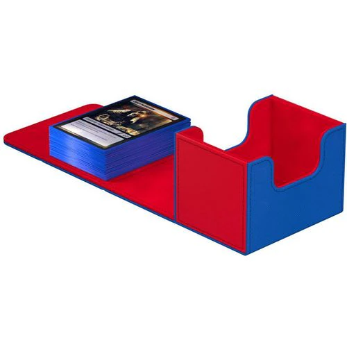 Ultimate Guard Synergy Sidewinder 100+ Blue/Red Deck Box - Image 3