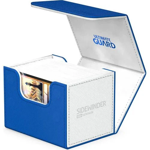 Ultimate Guard Synergy Sidewinder 100+ Blue/White Deck Box