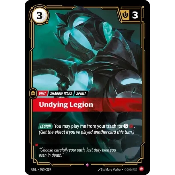 Undying Legion (025/219) (Unleashed)