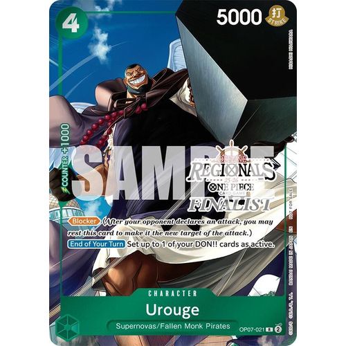 Urouge (Regional Finalist Card Set 2025 Vol.1) (OP07-021) [One Piece Promotion Cards]
