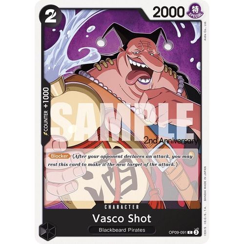 Vasco Shot (OP09-091) [Emperors in the New World: 2nd Anniversary Tournament Cards]